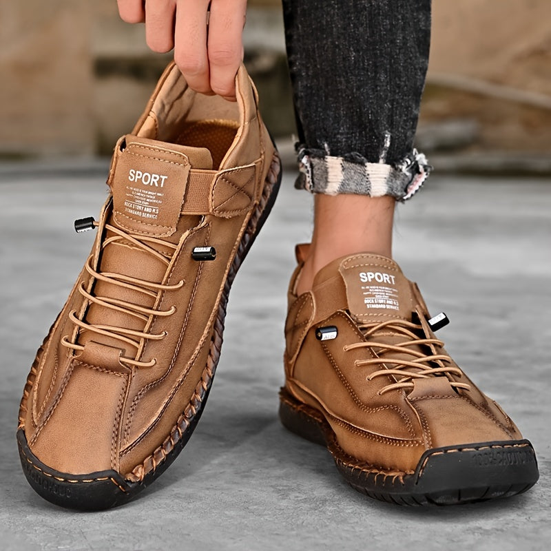 Lace-up Sneakers, Casual Ankle High Walking Shoes